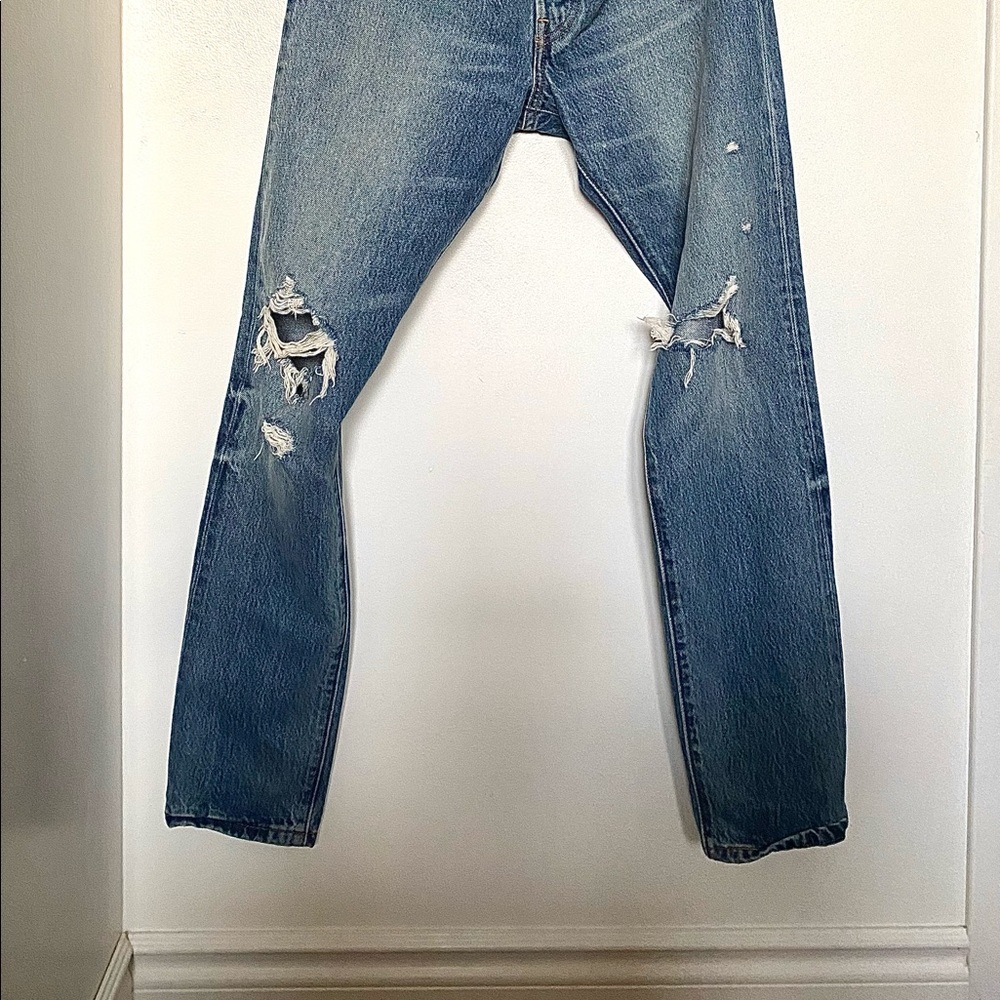 High rise Levi jeans